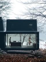 #prefab #dining #glass #black #Denmark #fall  Photo 17 of 35 in Small Modern by Simas Lucas Castillo from Favorites