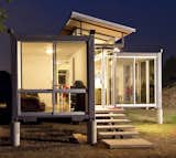 #shippingcontainer #exterior #interior #aluminumframe #clerestory #windows #indooroutdoorliving #modern #containerhome   Photo 4 of 4 in shipping container homes by Rachel Wade from shipping & prefab houses