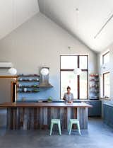 #kitchens #insulated #net-zero #energy-efficient #California #triple-glazed #stools #highceilings