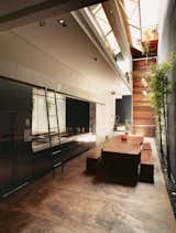 #19thcentury #renovation #kitchen #diningroom #diningspace #woodtable #changarchitects #architecture #indoor #inside #interior #indoorplants #storage #kitchenstorage 