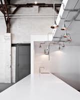 #&tradition #lighting #interior #modern #countertop ##brickwall #whitewash #woodbeams #brass #sink 