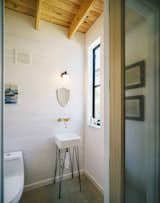 #bath&spa #bathroom #halfbath #interior #inside #naturallight #sink #steel #minimal #wood #concrete #Pavonetti