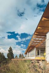 #prefab #structure #modern #structure #outdoor #exterior #modular #shape #trusses #windows #lumber #linear #repetition #Verheyden #Oregon 