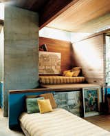 #bedroom #modern #concrete #wood #glass #splitlevel #LA #LosAngeles #California #RayKappe #KappeResidence   Photo 5 of 9 in Let There Be Light by Meg Dwyer from Favorites