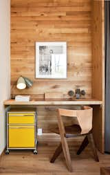 #workplace #office #indoor #interior #inside #DrewLang #HudsonWoods #NewYork #desk #builtin #storage #lamp #lighting #wood #chair #seating #MichaelRobbins