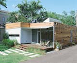 #shippingcontainer #modern #modernarchitecture #home #compact #budget #steel #wood #exterior #Houston #Texas