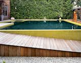 #pooldesign #pool #layered #exterior #outside #modern #minimal #color #tile #wood #stone #elevated #aesthetic #2008 #SantaMonica #California 
