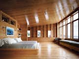 #bedroom #modern #architecture #modernarchitecture #bed #wood #view #minimal #boatbarn #NorthHaven #Maine #NewEngland #ChristopherCampbell