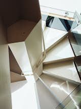 #stairs #indoor #inside #interior #geometric #triangle #glass #Portland #Oregon #TaftResidence #JeffreyKovel