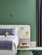 #color #interior #bedroom #green #tongtong #JohnTong #Multiflex #nightstand #sconce #RichBrilliantWilling #TheDrakeDevonshireHotel #ERAArchitectsInc #Ontario #Canada 