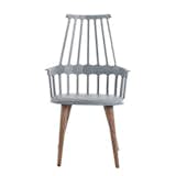 Comback Chair

Designed by Patricia Urquiola | Kartell  Search “bac chair” from Winter Inspirations: Icy Blues and Snowy Whites