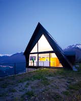 Updating the A-frame of yore, this home’s liberal use of windows makes the most of panoramic views spanning two valleys. Catalonia, Spain. Cadaval &amp; Sola-Morales from the book Rock the Shack, Copyright Gestalten 2013.