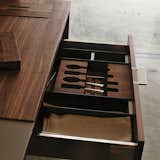 Drawer Accessory System by Henrybuilt. Henrybuilt’s kitchen systems are fabricated in Seattle, including this organizer designed to work to keep utensils and accoutrements neat and tidy.