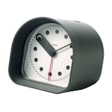 02 Optic Alarm Clock by Joe Colombo for Alessi, $84 store.dwell.com

This sporty little battery-powered number works on a bedside table, or even on the road. Its curvy plastic case brings a dose of Italian industrial design to time-telling—for the true globetrotters, set it to Majorca time and start dreaming about your next vacation.