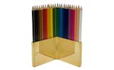 This polished brass pencil holder (which comes complete with 24 colored pencils) is a very efficient way to add some minimalist glam to someone's workspace. $75 at Jayson Home.