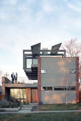 The Damianos’ house, located in Denver’s Highland neighborhood, runs completely on solar 

energy.
