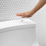 San Souci with Touchless toilet technology by Kohler, $934

Flush by waving a hand—no need to worry about what’s lurking on a toilet’s lever. To make your current commode touch-free, a retrofit kit ($100) is available.