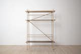 For the past three months Sanghyeok Lee has refined his line, “Useful Living,” at the Danish Art Workshop. He was influenced by classic Danish furniture as well as his once-transient lifestyle to create the series of oak and brass furniture: a bookcase, a rack, and a chair.