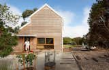 Architect Andrew Simpson and the owners wanted to keep the design simple and grounded with “a sense of modest honesty.” In terms of the exterior, “as much of the existing cedar cladding as possible was retained and reused.”