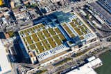 The green roof on New York’s Javits Center, designed by FXFOWLE, is the second-largest green roof in the country. The green roof prevents approximately 6.8 million gallons of stormwater run-off annually.