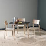 The tables come with round or square legs in a choice of four colors.