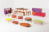 Italy and Singapore–based studio Lanzavecchia + Wai presents PLAYplay, a colorful furniture line for Journey East. See it displayed at "A Matter of Perception: Tradition & Technology" at Palazzo Litta, Corso Magenta 24.