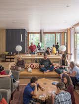 The extended clan, which includes about two dozen members, collaborated with Gray Organschi Architecture to design an inclusive home for three generations.