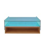 Hampton low table by Eric Jourdan for Ligne Roset 

Referencing Mies van der Rohe’s Farnsworth House, this architectural piece marries cherrywood and laminated glass.