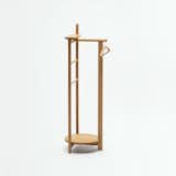 Laurel by Simon Kämpfer for Zilio A&C

This oak valet combines a hat stand, accessories tray, shelf, and hanging rods to combat disorganization—a foe to small spaces. Disassembles and packs flat for easy moving.