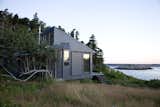 On an island 20 miles off the coast of Maine, a writer, with the help of his daughter, built not only a room, but an entire green getaway of his own.