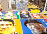 The Trace portraits—which include Nelson Mandela, Edward Snowden, and the Tibetan pop singer Lolo—were laid out in the artist's studio in Beijing prior to being sent to Alcatraz.  Photo 1 of 6 in Ai Weiwei Exhibition Takes Over Alcatraz by Erika Heet