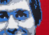 One of 175 portraits from Trace, which took more than one million Lego pieces to build.