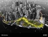 The Big U is the firm’s ambitious plan to protect Manhattan from a Sandy-like hurricane by ringing the lower half of the island with 10-foot, sculptural berms.  Search “bigger-is-better.html” from Exhibit Showcases 10 Years of the Bjarke Ingels Group's Architecture
