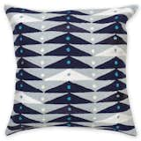 Brasilia Triangles Wool Throw Pillow by Jonathan Adler, $195 from jonathanadler.com