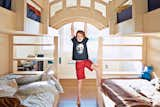 Debbi Gibbsâ€™s son Blake had one primary design requirement: bunk beds. Specifically, he wanted "two sets of single bunks, one on each side, with a bridge over the top." Gibbs says the Venetian-style arched bridge connecting the two beds exceeded her expectations: "I was expecting a flat platform, but our builder decided to take Blakeâ€™s request (to connect them) and made him his very own Bridge of Sighs."