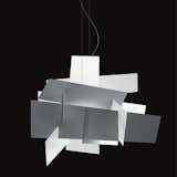 Inspired by the Big Bang, this geometric chandelier plays on shadows and light as it seemingly floats mid-air.