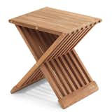 FIONIA FOLDING STOOL

Danish design company Skagerak designs indoor and outdoor furniture with a nautical inspiration. Crafted from wood, the Fionia Folding Stool is a practical accent piece that can be used as a side table or, in a pinch, an extra place to sit.