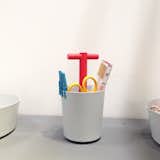 A handy desk caddy by Brooklyn-based Good Thing.  Search “crap--good.html” from Home Design Finds from NYNow 2015