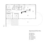 Appartement G Floor Plan  Photo 14 of 17 in Modern Home Furnished With Flea Market Finds