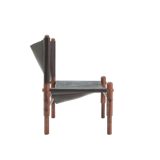 The Brooklyn firm Workstead used peg-in-post construction for its Walnut sling chair ($2,950).