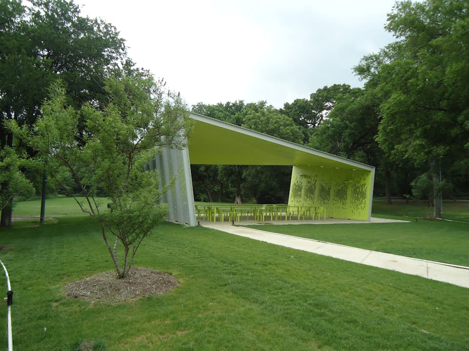 A Modern Park Pavilion Rises in Dallas - Dwell