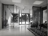 This Shulman photograph shows the lobby of the bank in 1960.