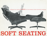 A 1959 advertisement for the Lounge set emphasizes its comfort. Another ad from the era reads "A good chair, nowadays, is hard to find," and suggests that it’s "the only modern chair designed to relax you in the tradition of the good old club chair." Charles took on the project because he was "fed up with the complaints that modern isn’t comfortable."