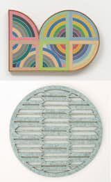 Frank Stella's Protractor series comprises curvilinear forms derived from drawing tools. The layered, striated interior of this felt Dart Trivet gives a similar effect. ($28 at Koromiko.)  Photo 7 of 9 in Holiday Gift Guide: For the Art Lover by Kelsey Keith