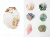 Moving into the contemporary realm, we love Carly Waito's intricate paintings of gemstones. You can buy a couple of her prints here, or relegate the gemstone craving to a stocking stuffer in the form of equally beautiful soap rocks. ($20 each at Beklina.)