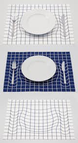 AP Works of Japan created this playful placemat, which uses an illusion to make it seem "as if the pattern has sunk under the weight of tableware."