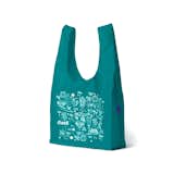 Super packable and water resistant, the Dwell Special Edition Reusable Nylon Bag from BAGGU is a versatile travel companion. Use it as a pool or beach tote to hold bottled water and sunscreen, or as a shopping tote on the go. When not in use, the cheerful quote packs into a slim square.