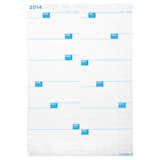 Seize the Year Calendar, $16, from fab.com  Search “FAB0019” from Design-Savvy Calendars for 2014