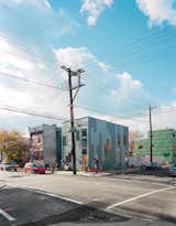 The HardiePanel siding on the adjacent 100K and 120K houses is a dramatic break from East Kensington’s mostly brick facades. The simple, well insulated box and the absence of a third floor keep each house affordable, sustainable, and within the reach of young families.