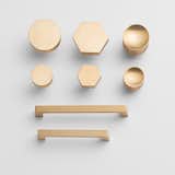 Riverwood, Hex, and Midcentury knobs and Greenwood pulls by Schoolhouse Electric & Supply Co., from $12

Changing cabinet knobs and drawer pulls is an inexpensive (and noncommittal) way to tap into the warm metallics trend.
